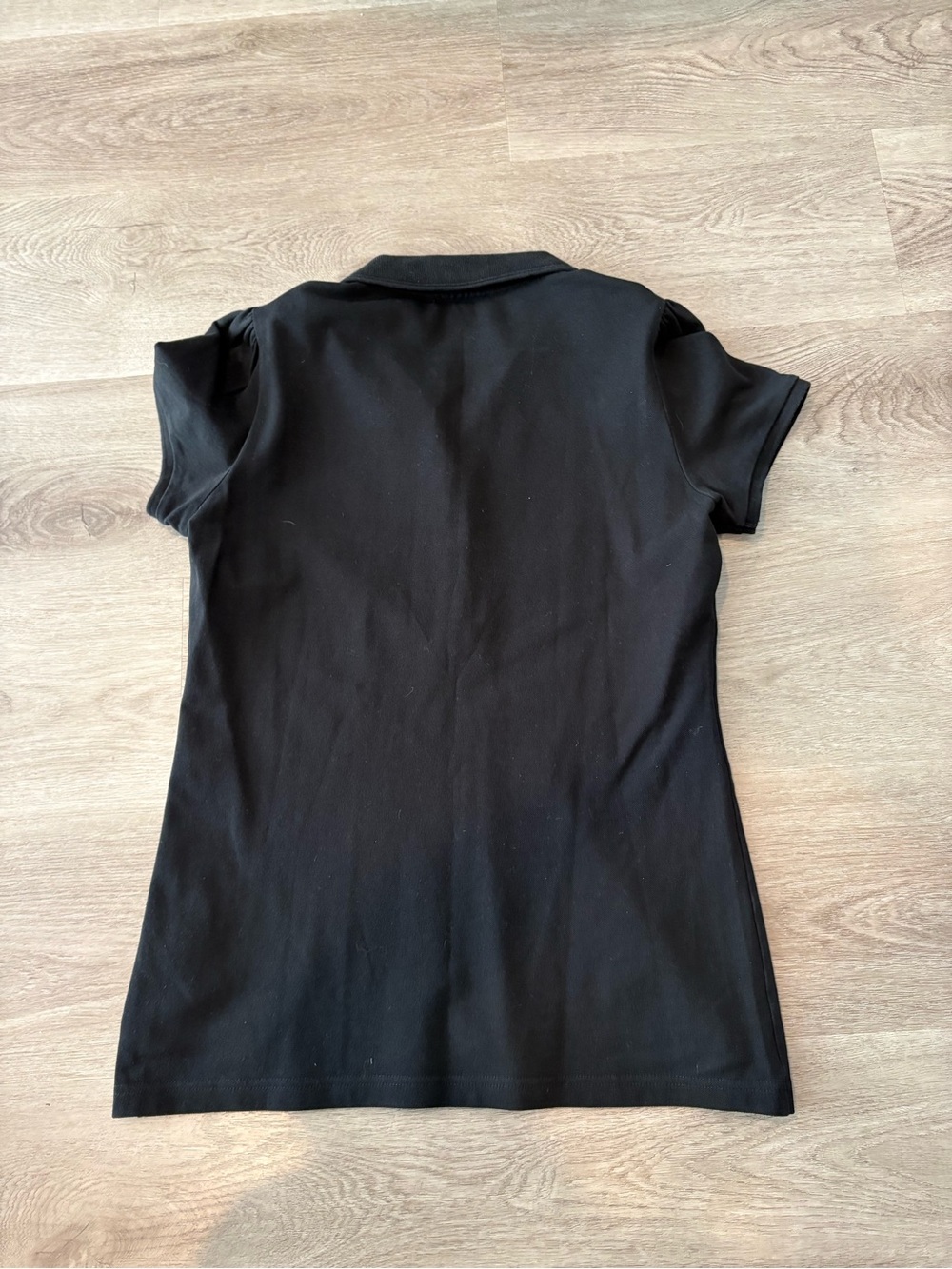 Burberry Black Polo with Signature Check Trim - Picture 2 of 5